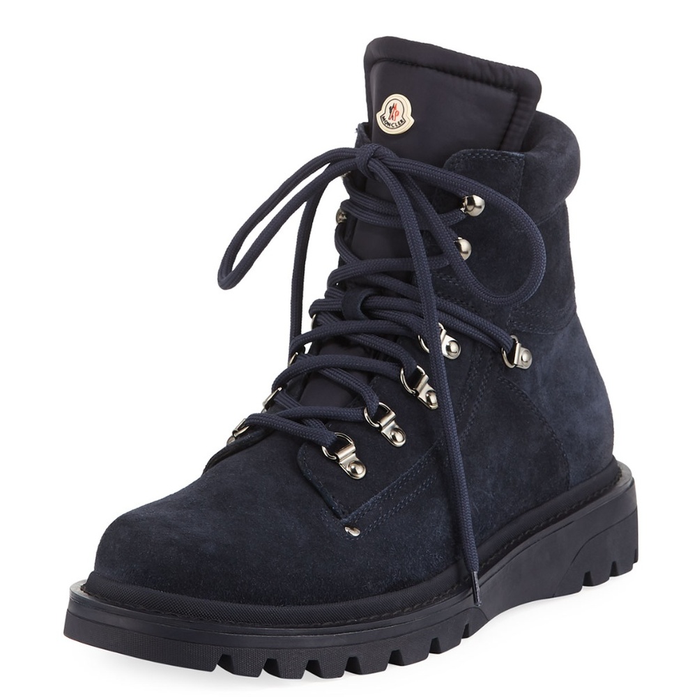 Moncler Men's Egide Suede Hiking Boots